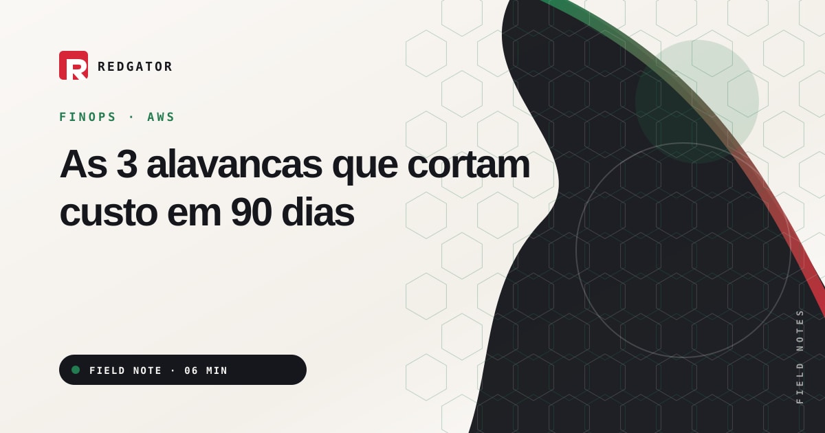 FinOps na AWS: as 3 alavancas que cortam 30% do custo em 90 dias
